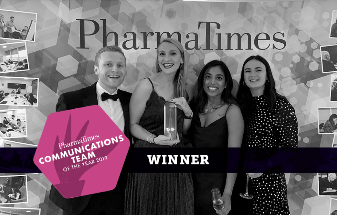 emotive wins PharmaTimes Communications Team of the Year!